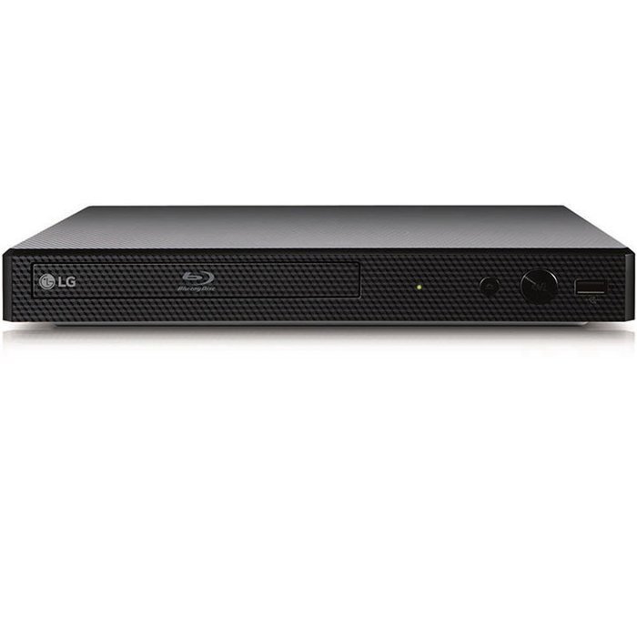 LG BP255 - Streaming Blu-ray Disc Player Plus Hook-Up Bundle - Includes Blu-Ray Player, 2 x 6 ft High Speed 3D... N2