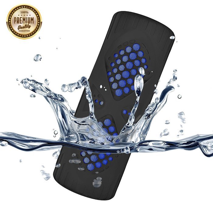 Portable Bluetooth Speakers Wireless Outdoor Speakers with Rechargeable Battery for Camping, Hiking, Cycling and...