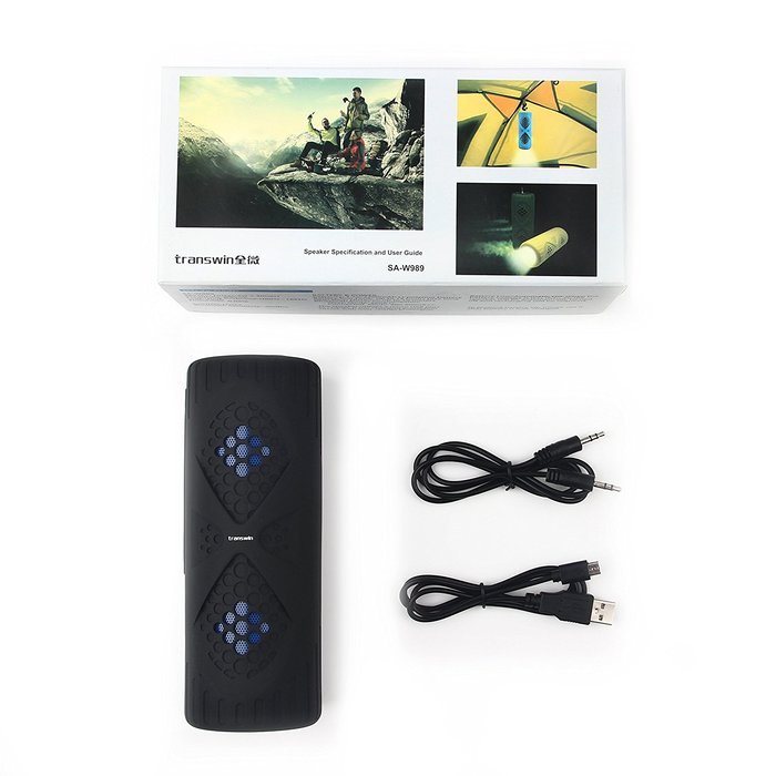 Portable Bluetooth Speakers Wireless Outdoor Speakers with Rechargeable Battery for Camping, Hiking, Cycling and... N7