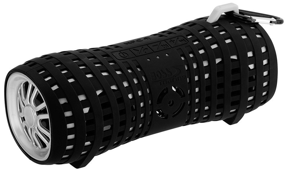BOSS AUDIO MRBT140 Marine Wireless, Bluetooth Enabled, Weather Proof speaker (Silver Speaker Grills) N2
