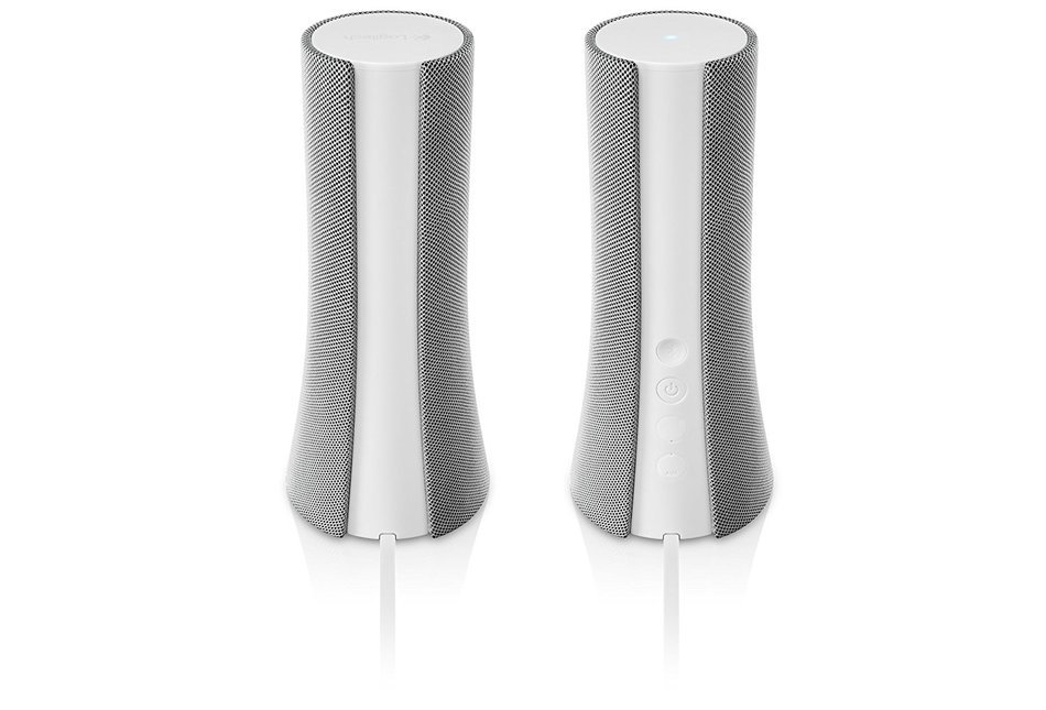 Logitech Bluetooth Speakers Z600 for PC/Mac computer, tablet and smartphone - White N2