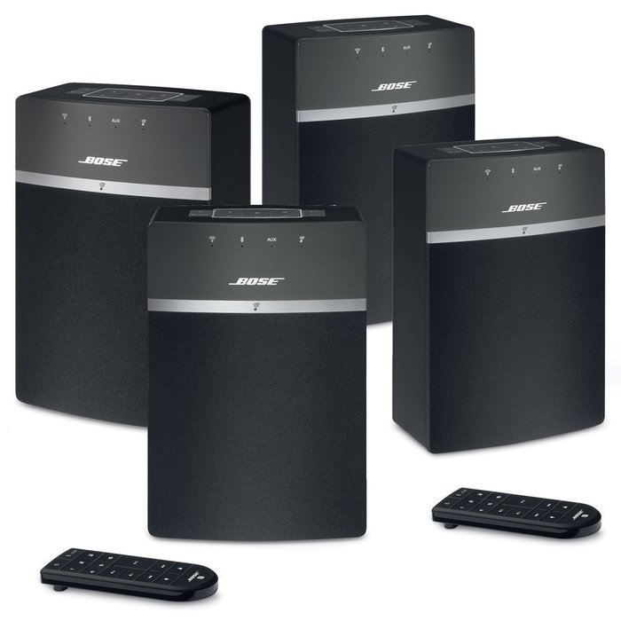 Bose SoundTouch 10 Wireless Music System Bundle 4-Pack - Black