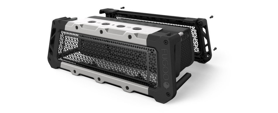 FUGOO Style XL- Portable Rugged Waterproof Wireless Bluetooth Speaker 35 Hrs Battery Life with Built in Speakerphone... N13