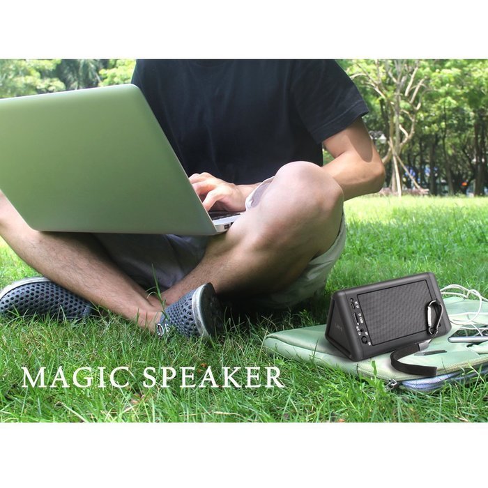 Portable Wireless Bluetooth Speakers with LED Lights Show, Lamhi 4.0 Mirror Speaker,10W Powerful Sound with AUX... N6