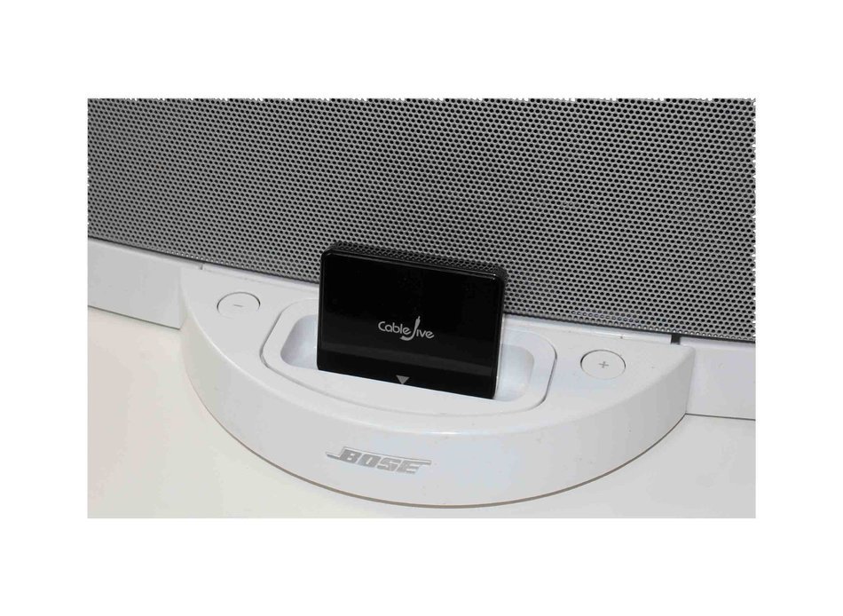 Wireless Bluetooth Music Receiver for Bose Sounddock and Other 30-pin Audio Docks. Compatible with iPhone, Samsung...
