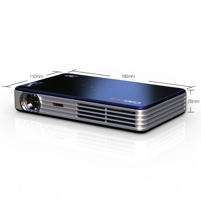 Coolux@ X3S-YD LED Mini DLP 3D Projector Beamer 90minutes Support 1080p for DVD Player,PC, Phone,Table PC (Blue) N5