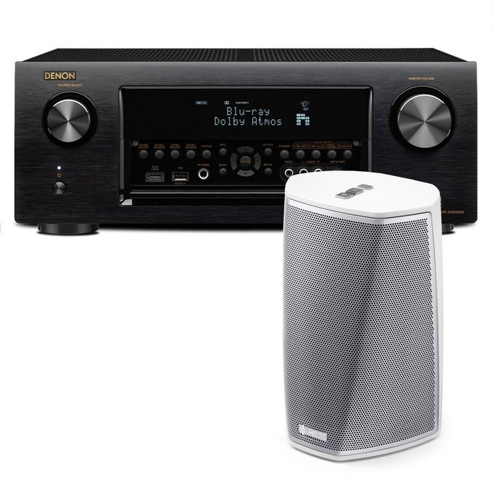 Denon AVR-X4300H 9.2 Channel Full 4K Ultra HD AV Receiver with HEOS 1 Wireless Multi-Room Sound System - Series...