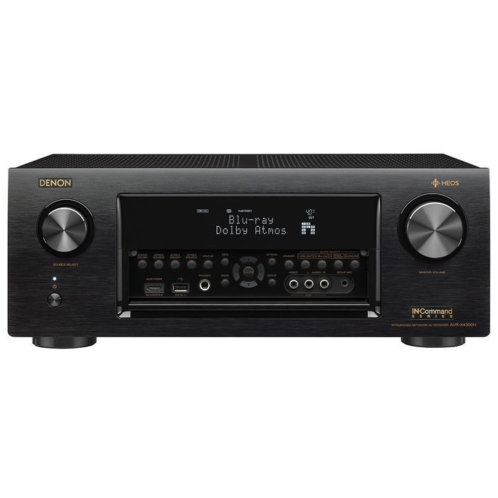 Denon AVR-X4300H 9.2 Channel Full 4K Ultra HD AV Receiver with HEOS 1 Wireless Multi-Room Sound System - Series... N2