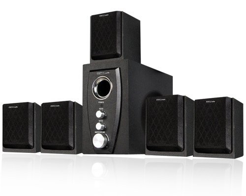 Acoustic Audio AA5101 450 Watt 5.1 Powered Sub and Home Theater Speaker System N2