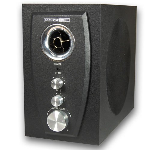 Acoustic Audio AA5101 450 Watt 5.1 Powered Sub and Home Theater Speaker System N3
