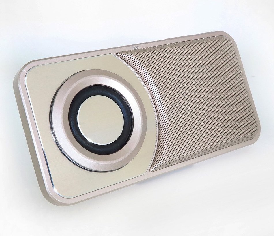 [UPGRADED] SHABA Ultra Slim Pocket Portable Bluetooth Speaker with LED Light, Phone Stand, TF Card, FM Radio,... N21