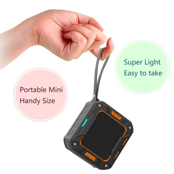 Bluetooth Speakers, VantaKool Portable Wireless Speakers Waterproof/Dustproof/Shockproof 5W for Indoor Shower... N5