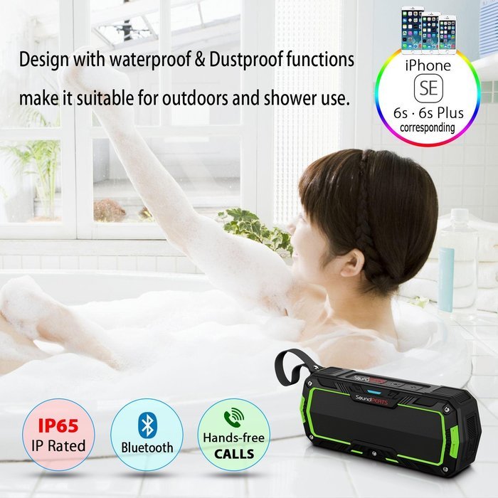 SoundPEATS Outdoor Bluetooth Speakers Portable Wireless Speakers Waterproof Shower Speaker (IP65 Water Resistant... N12