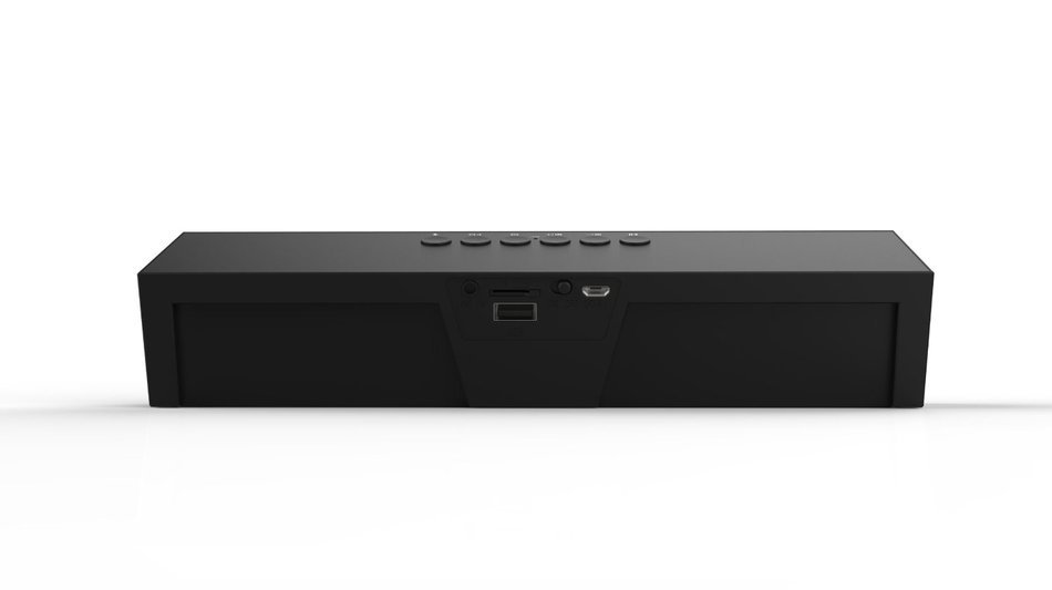 Soundance Portable Stereo Bluetooth Speakers with Enhanced Bass Resonator, FM Radio, Built-in Mic, LED Display... N3