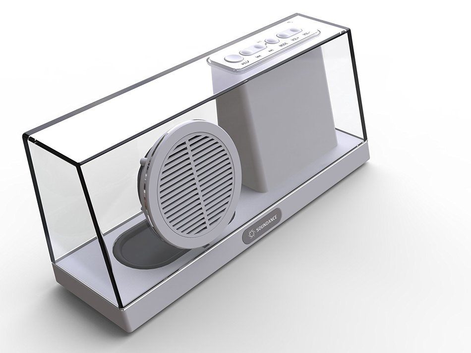Soundance Portable Stereo Bluetooth Speakers with Enhanced Bass Resonator, FM Radio, Built-in Mic, LED Display... N16