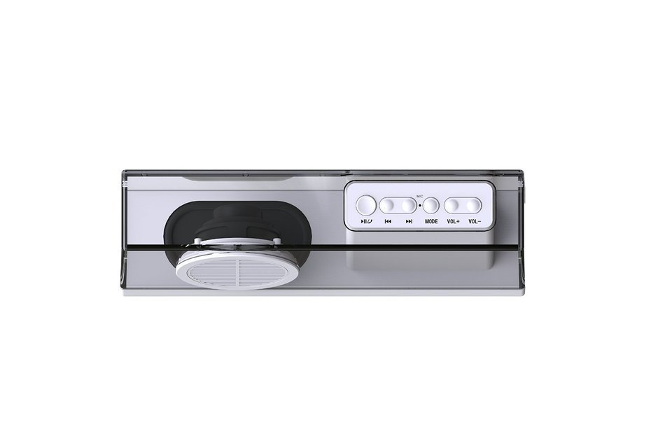 Soundance Portable Stereo Bluetooth Speakers with Enhanced Bass Resonator, FM Radio, Built-in Mic, LED Display... N20