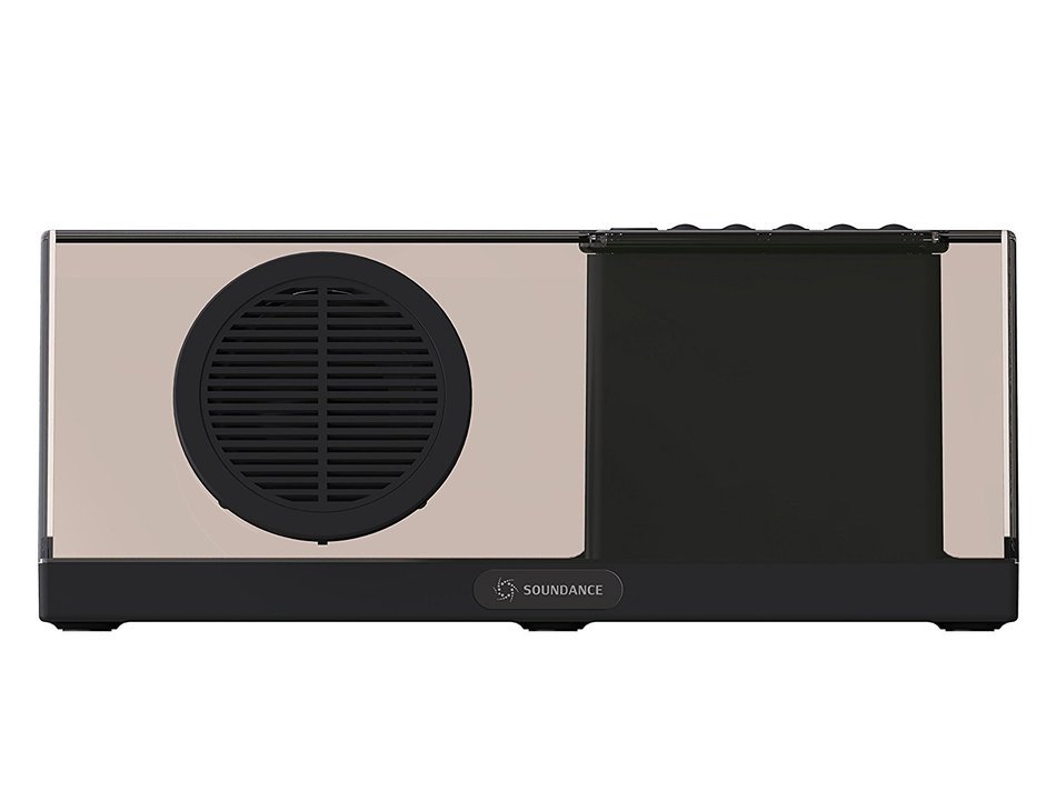 Soundance Portable Stereo Bluetooth Speakers with Enhanced Bass Resonator, FM Radio, Built-in Mic, LED Display... N23