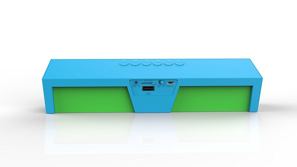 Soundance Portable Stereo Bluetooth Speakers with Enhanced Bass Resonator, FM Radio, Built-in Mic, LED Display... N30