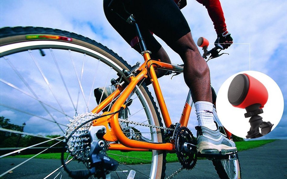 Link Dream Wireless Bike / Bicycle Bluetooth Speakers, Waterproof and Shockproof, High-def Sound, Build-in Mic... N4