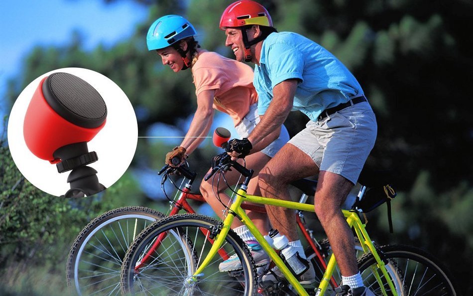 Link Dream Wireless Bike / Bicycle Bluetooth Speakers, Waterproof and Shockproof, High-def Sound, Build-in Mic... N8