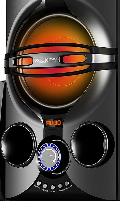 Boytone BT-324F, 2.1 Bluetooth powerful home theater speaker systems, with FM Radio, SD USB ports, digital play... N3