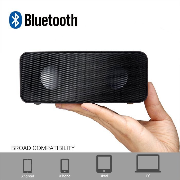 Wireless Speakers,ACLUXS Magicbox Ultra-Portable Bluetooth Speakers for iPhone, iPad Mini, iPad 4/3/2, iTouch,... N2