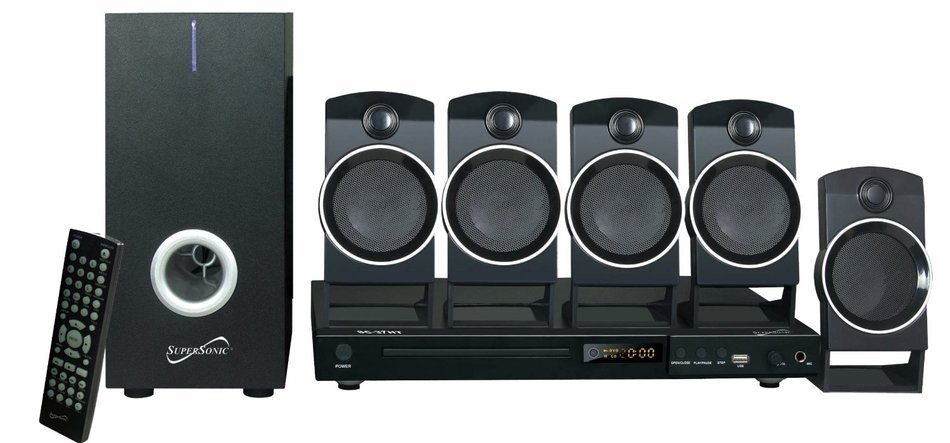Supersonic SC37HT 5.1 Channel DVD Home Theater System