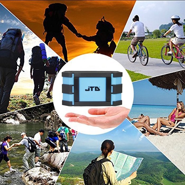 JTD &reg; Armor Portable Wireless Bluetooth Speakers with Additional 1000 mAh Emergency Power Bank Function and Splashproof... N2