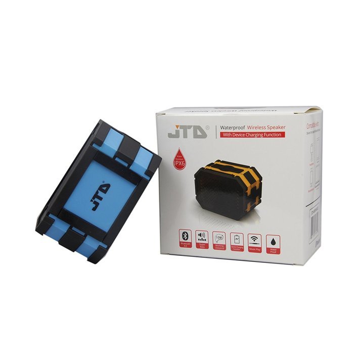 JTD &reg; Armor Portable Wireless Bluetooth Speakers with Additional 1000 mAh Emergency Power Bank Function and Splashproof... N7