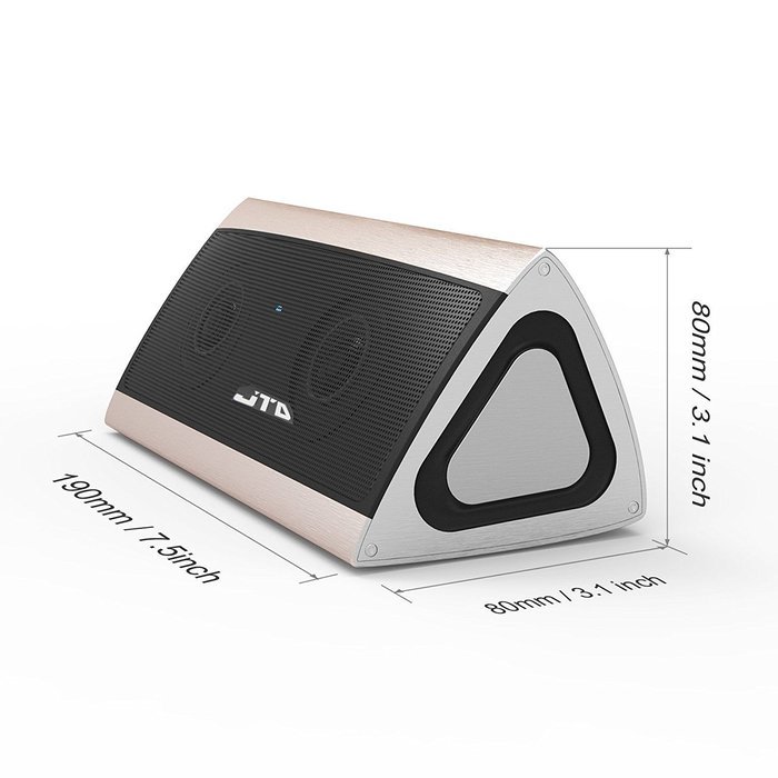 JTD &reg; Armor Portable Wireless Bluetooth Speakers with Additional 1000 mAh Emergency Power Bank Function and Splashproof... N12