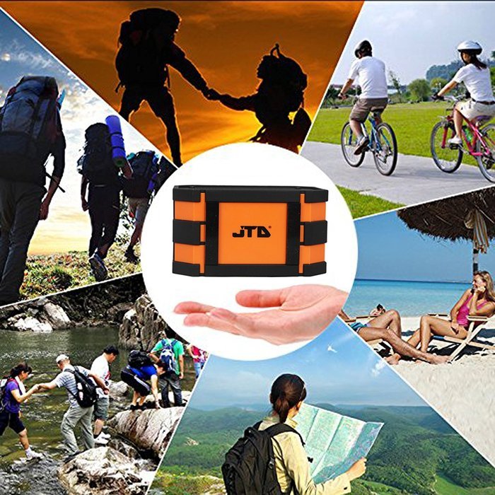 JTD &reg; Armor Portable Wireless Bluetooth Speakers with Additional 1000 mAh Emergency Power Bank Function and Splashproof... N20