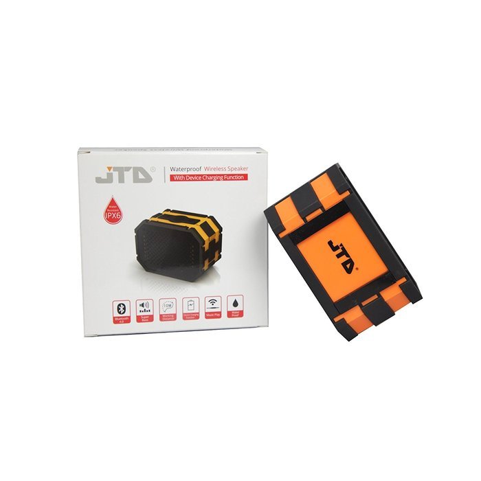 JTD &reg; Armor Portable Wireless Bluetooth Speakers with Additional 1000 mAh Emergency Power Bank Function and Splashproof... N25
