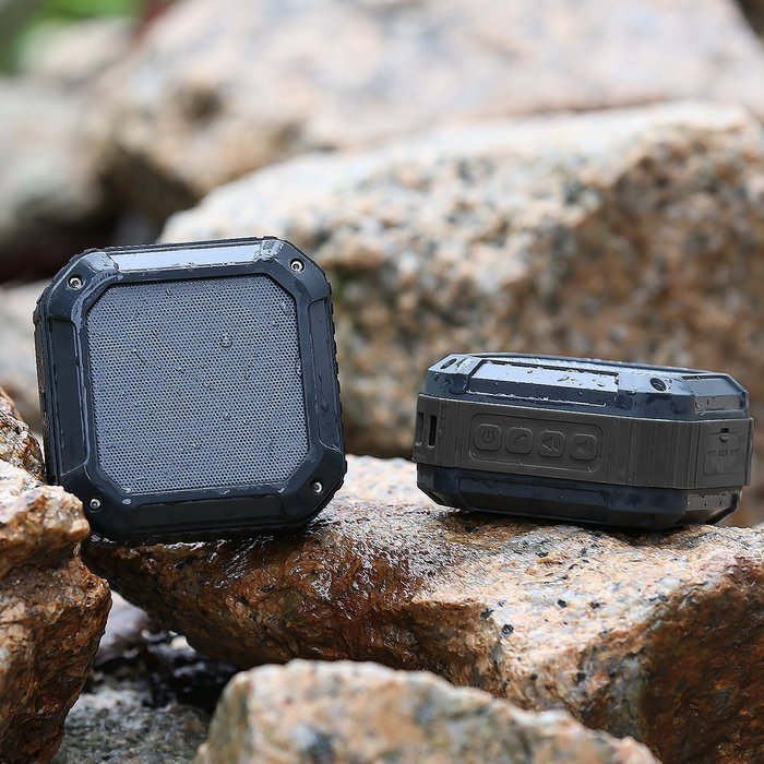 CRDC Life Waterproof Wireless Bluetooth 4.0 Portable Speakers Outdoor Sport MP3 Music Phone Speaker, Black N2