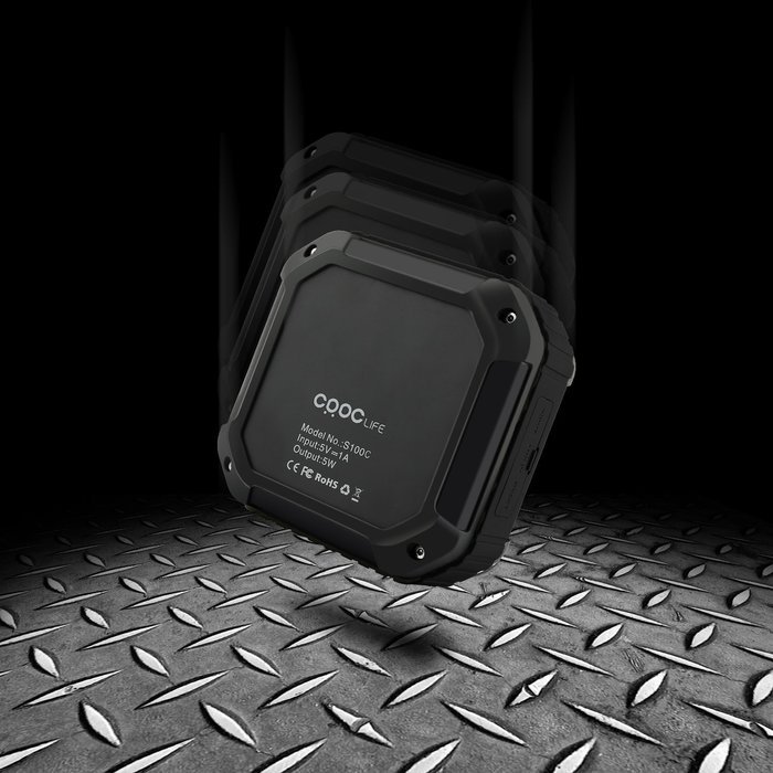 CRDC Life Waterproof Wireless Bluetooth 4.0 Portable Speakers Outdoor Sport MP3 Music Phone Speaker, Black N6