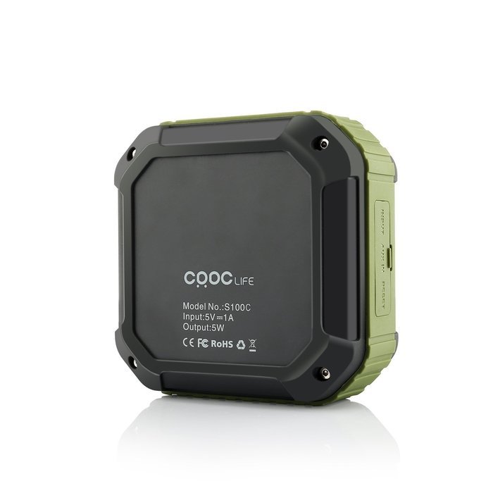 CRDC Life Waterproof Wireless Bluetooth 4.0 Portable Speakers Outdoor Sport MP3 Music Phone Speaker, Black N10
