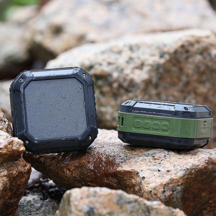 CRDC Life Waterproof Wireless Bluetooth 4.0 Portable Speakers Outdoor Sport MP3 Music Phone Speaker, Black N13