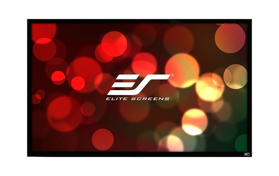 Elite Screens ezFrame Series, 100-inch Diagonal 4:3, Fixed Frame Home Theater Projection Screen, Model: R100WV1 N34