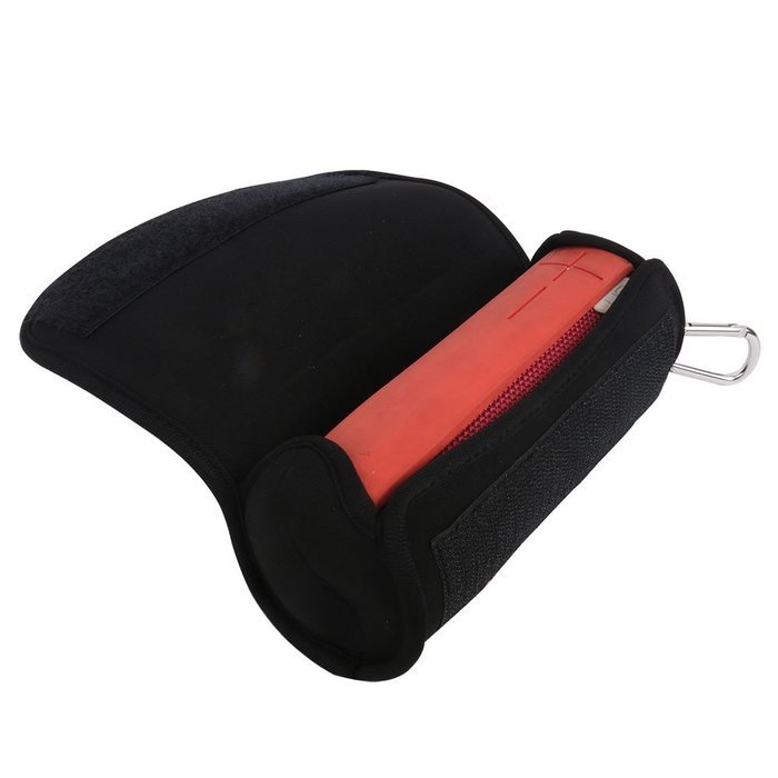 co2CREA(TM) Black PU Leather Case Travel Carry Bag Protective Skin Motor Bike Bicycle Mount Carabiner Clip For... N5