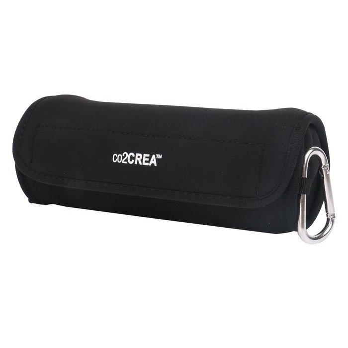 co2CREA(TM) Black PU Leather Case Travel Carry Bag Protective Skin Motor Bike Bicycle Mount Carabiner Clip For... N6