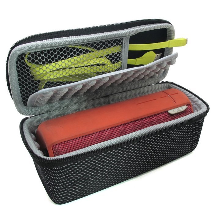 co2CREA(TM) Black PU Leather Case Travel Carry Bag Protective Skin Motor Bike Bicycle Mount Carabiner Clip For... N17