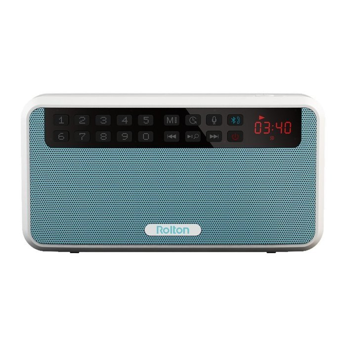 Rolton E500 Portable Stereo Bluetooth Speakers FM Radio Clear Bass Dual Track Speaker TF Card / USB Disk Music... N2
