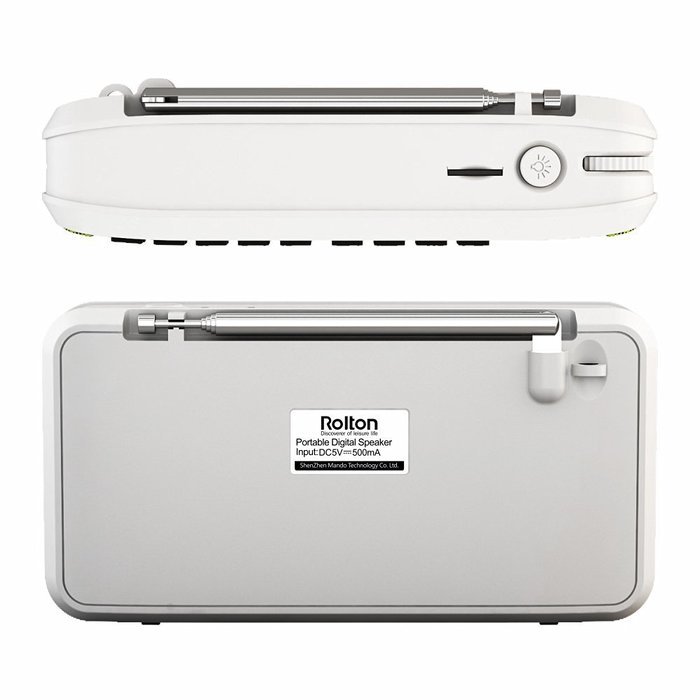 Rolton E500 Portable Stereo Bluetooth Speakers FM Radio Clear Bass Dual Track Speaker TF Card / USB Disk Music... N5