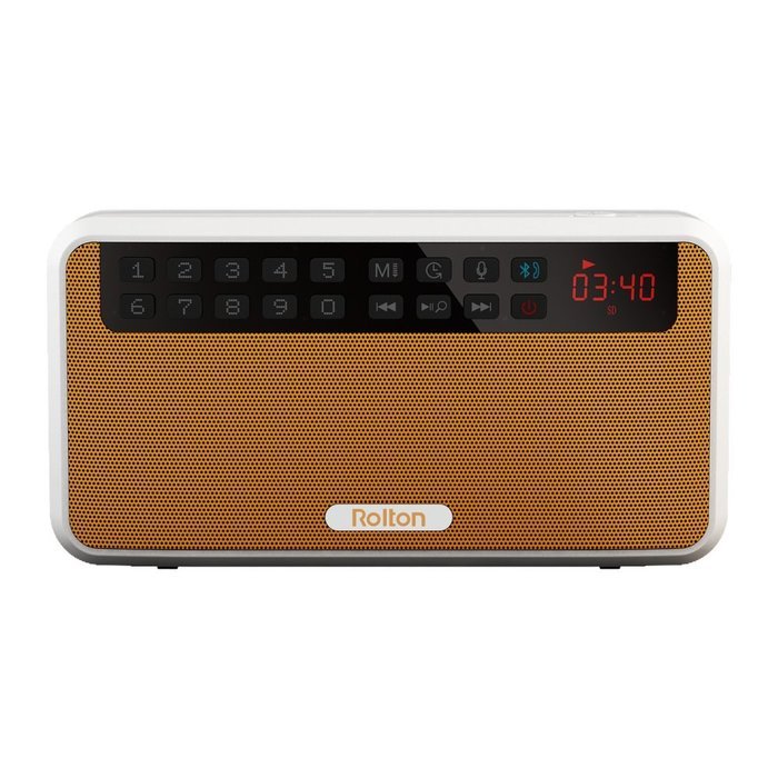 Rolton E500 Portable Stereo Bluetooth Speakers FM Radio Clear Bass Dual ...