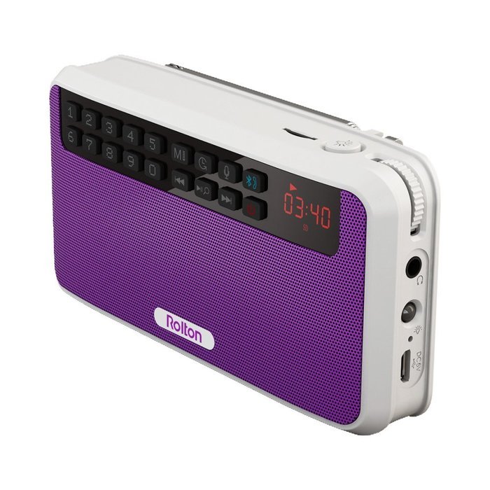 Rolton E500 Portable Stereo Bluetooth Speakers FM Radio Clear Bass Dual Track Speaker TF Card / USB Disk Music... N13