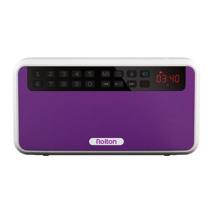 Rolton E500 Portable Stereo Bluetooth Speakers FM Radio Clear Bass Dual Track Speaker TF Card / USB Disk Music... N14