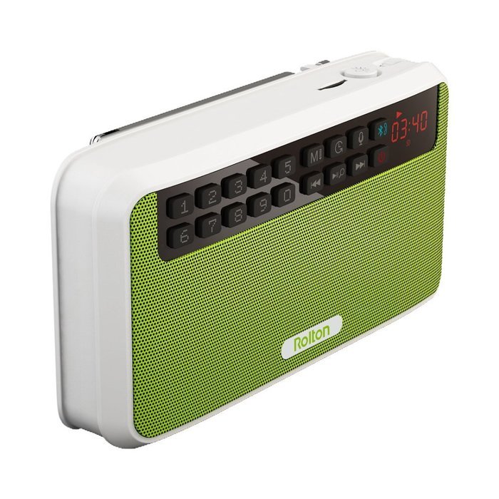 Rolton E500 Portable Stereo Bluetooth Speakers FM Radio Clear Bass Dual Track Speaker TF Card / USB Disk Music... N19