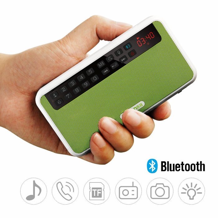 Rolton E500 Portable Stereo Bluetooth Speakers FM Radio Clear Bass Dual Track Speaker TF Card / USB Disk Music... N21