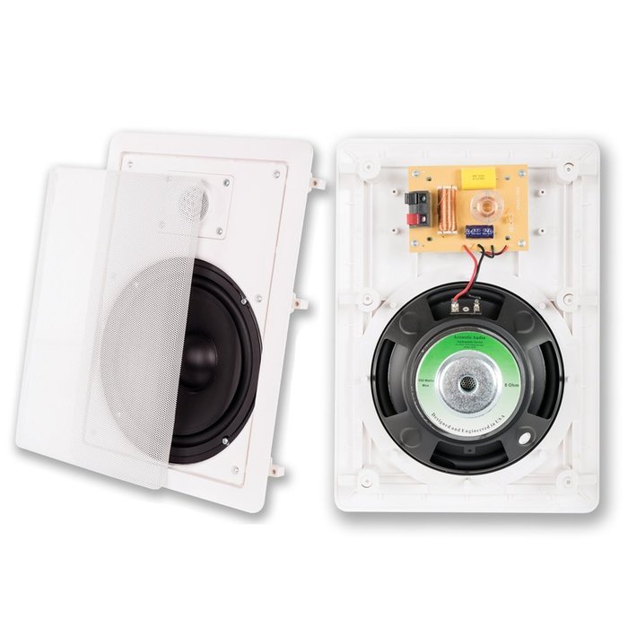Acoustic Audio HT-57 7.1 Home Theater Speaker System (White, 7) N8