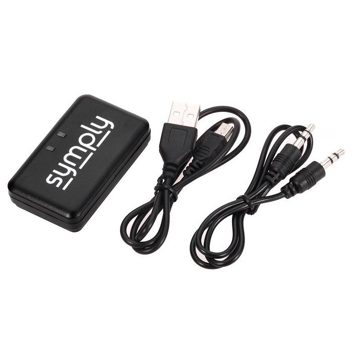 Symply Wireless Bluetooth V3.0 Audio Music Receiver For 3.5mm Stereo Speaker