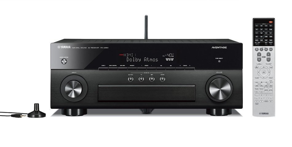 Yamaha AVENTAGE RX-A860BL 7.2 Channel Network AV Receiver + Polk Audio 5.1 Home Theater Speaker System (TL350... N2